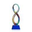 Duarte Award on Sheffield Base - Blue | https://www.bestnamebadges.com
