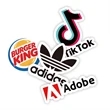 4" Custom Logo Sticker - Full Color | https://www.bestnamebadges.com