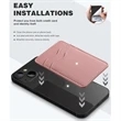Popular Phone Card Holder With Leather Phone Wallet Stick | https://www.bestnamebadges.com