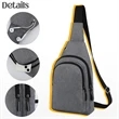 Portable Crossbody Sling Backpack | https://www.bestnamebadges.com