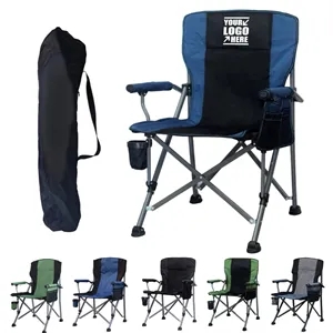 Custom  Portable Sturdy Durable Folding Camping Chair | https://www.bestnamebadges.com