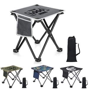 Custom Heavy Duty Outdoor Portable Folding Camping Stool | https://www.bestnamebadges.com