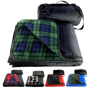 Custom  Large Waterproof Warm Comfy Foldable Outdoor Blanket | https://www.bestnamebadges.com