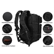 Custom Large Hiking Molle 3 Day military Tactical Backpack | https://www.bestnamebadges.com