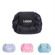 Custom Travel Drawstring Cosmetic Bag Organizer | https://www.bestnamebadges.com