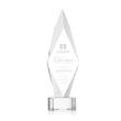 Manilow Award on Paragon Base - Clear | https://www.bestnamebadges.com