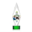 Manilow VividPrint™ Award on Paragon Base - Green | https://www.bestnamebadges.com
