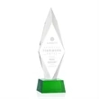 Manilow Award on Robson Base - Green | https://www.bestnamebadges.com