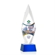 Manilow VividPrint™ Award on Robson Base - Blue | https://www.bestnamebadges.com