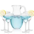 Charleston Pitcher & St Tropez Cocktail | https://www.bestnamebadges.com