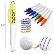 Mini Golf Ball Marker Line Drawing Pens | https://www.bestnamebadges.com