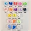19 Colors Christmas Tree Shaped TPE Earplugs w/ Clear Case | https://www.bestnamebadges.com