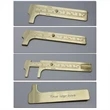 Mini Portable Pocket Double Scale Brass Vernier Caliper | https://www.bestnamebadges.com