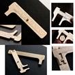 Mini Portable Pocket Double Scale Brass Vernier Caliper | https://www.bestnamebadges.com