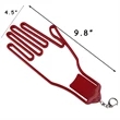 BPA Free Palm Golf Glove Rack With Key Chain | https://www.bestnamebadges.com