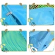 Collapsible Mesh Beach Backpack | https://www.bestnamebadges.com