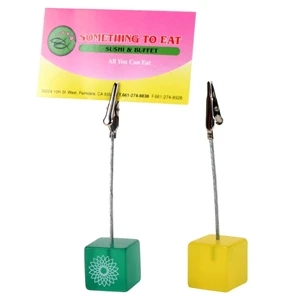 Clearance! Cube Memo / Photo Holder | https://www.bestnamebadges.com