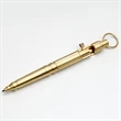 Creative EDC Solid Brass Bolt Action Pen with Hanging Ring | https://www.bestnamebadges.com