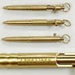 Creative EDC Solid Brass Bolt Action Pen with Hanging Ring | https://www.bestnamebadges.com