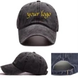 Adjustable Washed Cotton Embroidered Hats | https://www.bestnamebadges.com