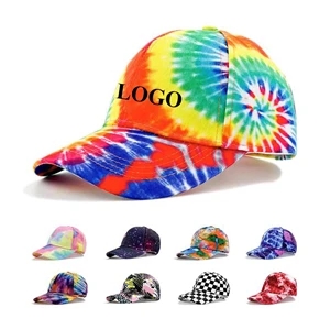 Custom Tie Dye Baseball Cap