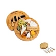 Multifunction Round Bamboo Cheese Board And Knife Set | https://www.bestnamebadges.com