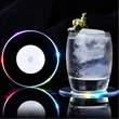 Led Luminous Acrylic Round Coaster Cup Mat | https://www.bestnamebadges.com
