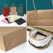 Color Customizable Kraft Paper Shopping Bag | https://www.bestnamebadges.com