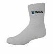 Fuzzy Crew Socks with Direct Embroidery | https://www.bestnamebadges.com