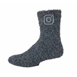 Fuzzy Crew Socks with Direct Embroidery | https://www.bestnamebadges.com