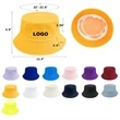 Custom Cotton Bucket Hat | https://www.bestnamebadges.com