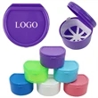 Portable Plastic Denture Storage Container | https://www.bestnamebadges.com