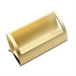 Q-shaped Desktop Metal Business Card Holder | https://www.bestnamebadges.com