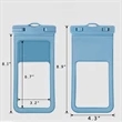 BPA Free Portable PVC Phone Waterproof Bag With Lanyard | https://www.bestnamebadges.com