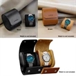 Portable PU Leather Single Watch Storage Display Gift Box | https://www.bestnamebadges.com
