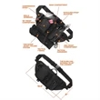 Tactical Inspired Large Fanny Pack | https://www.bestnamebadges.com