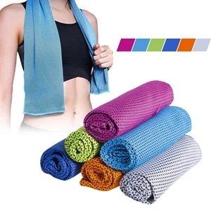Magic Gym Workout Sweat Cool Towel | https://www.bestnamebadges.com