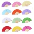 Foldable Chinese Paper Bamboo Hand Held Fan | https://www.bestnamebadges.com