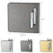 Electronic Lighter And Cigarette Box Tobacco Case | https://www.bestnamebadges.com