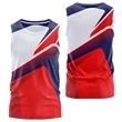 Unisex 150 GSM Flashed V Fabric Performance Sublimation Tank | https://www.bestnamebadges.com