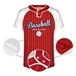 Custom Dye Sublimated 2 Button Baseball Jersey | https://www.bestnamebadges.com