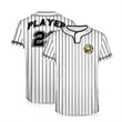Custom Dye Sublimated 2 Button Baseball Jersey | https://www.bestnamebadges.com