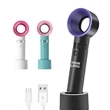 Hand Held Bladeless Fan | https://www.bestnamebadges.com