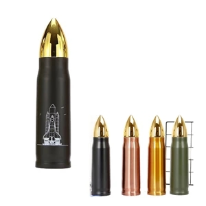 16.91 Oz Unique Bullet Pressed Workout Tumbler With Lid