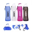 Custom Foldable Silicone Water Bottle | https://www.bestnamebadges.com