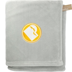 Recycled PET Oversized Coral Fleece Blanket | https://www.bestnamebadges.com