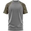 Mossy Oak® Men's Raglan 4.4 Oz. Polyester Interlock T-Shirt | https://www.bestnamebadges.com