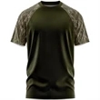 Mossy Oak® Men's Raglan 4.4 Oz. Polyester Interlock T-Shirt | https://www.bestnamebadges.com