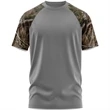 Mossy Oak® Men's Raglan 4.4 Oz. Polyester Interlock T-Shirt | https://www.bestnamebadges.com