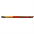 Bamboo Soft Touch Rubber Metal Pen | https://www.bestnamebadges.com